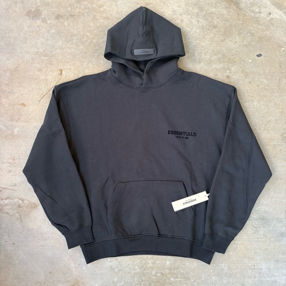 Fear of God ESSENTIALS Black Hoodie and sweatpants set - Picture 6 of 8